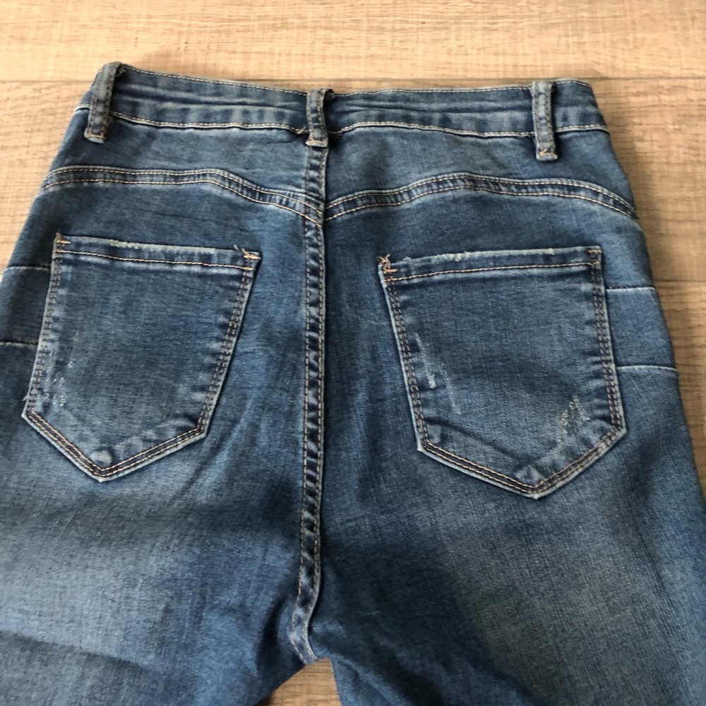 Stretch Denim Jeans butt boost skinny Jeans high jeans